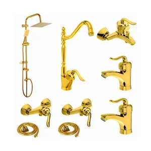 ست شیرآلات ایران گروه مزدک مدل قاجاری مجموعه 9 عددی