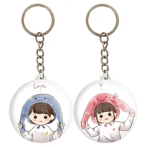 جاکلیدی خندالو مدل عاشقانه Love کد A44 مجموعه 2 عددی