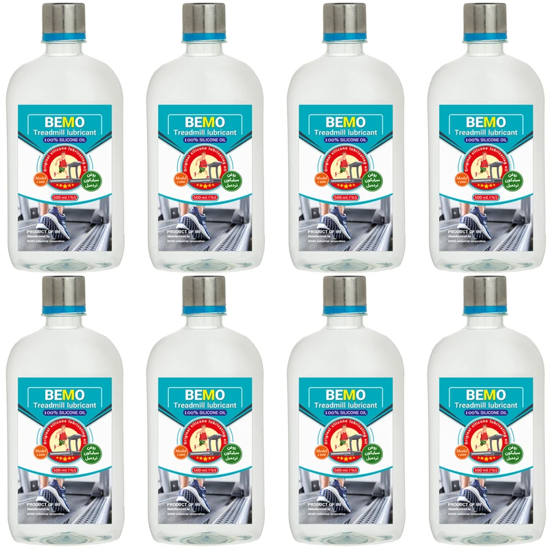 روغن تردمیل بمو مدل 1200 حجم 500 میلی لیتر بسته 8 عددی