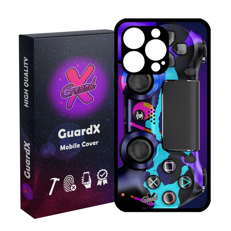 کاور گارد ایکس طرح PS4 Controller مدل Glass10089 مناسب برای گوشی موبایل اپل iPhone 13 Pro