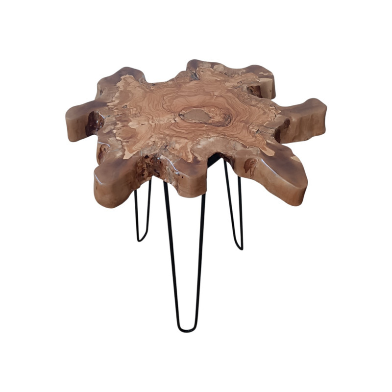 میز عسلی دفرمه زیتون