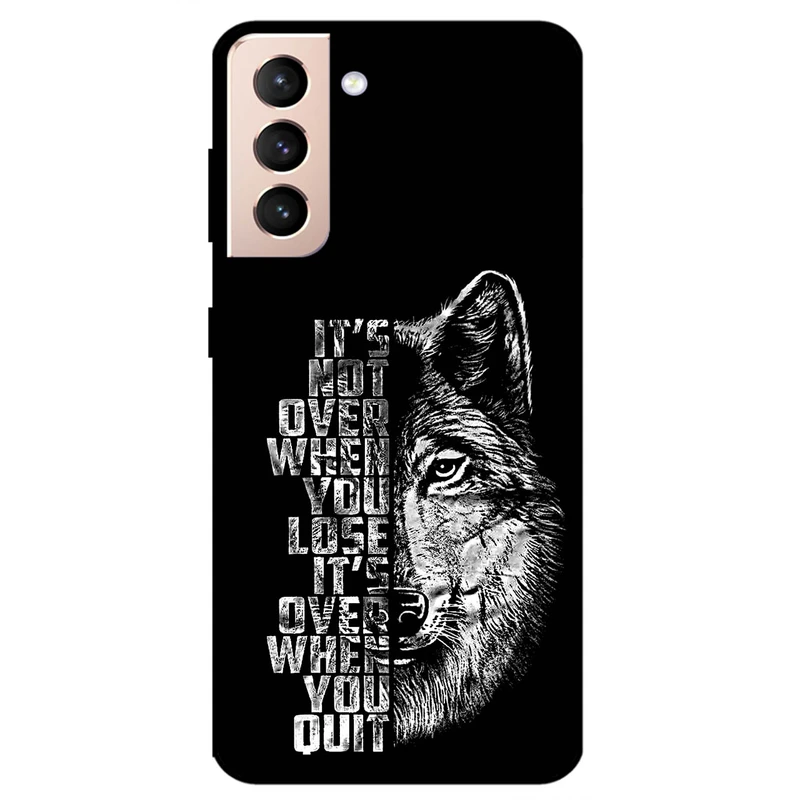 کاور مگافون طرح گرگ مدل 1894 مناسب برای گوشی موبایل سامسونگ Galaxy S21 Plus 5G   