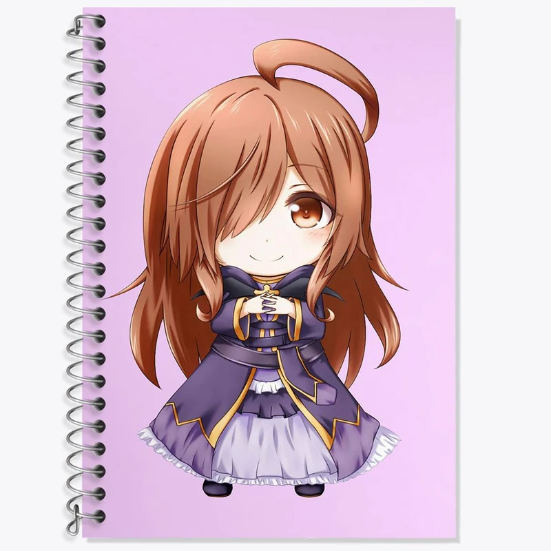 دفتر لغت 50 برگ خندالو مدل ویز انیمه کونوسوبا Konosuba کد 27338