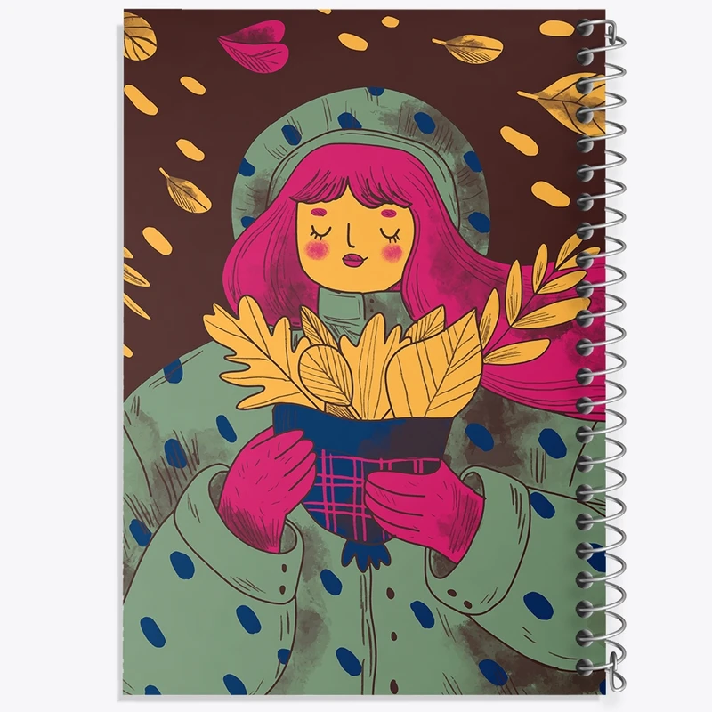 دفتر مشق 50 برگ خندالو طرح دخترانه کد F1456