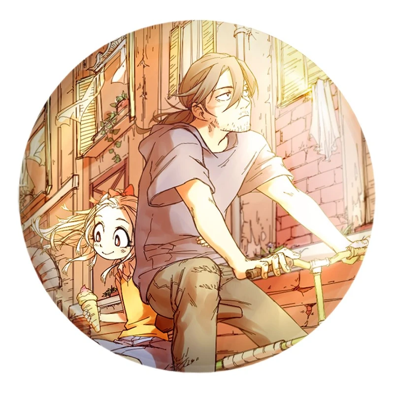 پیکسل خندالو طرح ایزاوا و اری انیمه آکادمی قهرمان من کد 11563 مدل بزرگ