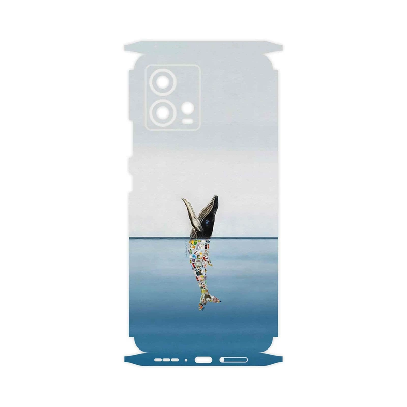 برچسب پوششی ماهوت مدل Collage of Sea Trash-FullSkin مناسب برای گوشی موبایل موتورولا Edge 30 Fusion