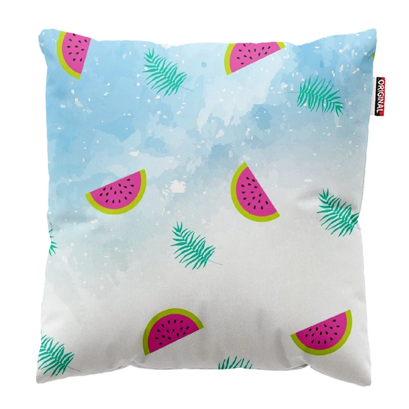 کوسن پاد آفرین طرح هندونه کد 5125 سایز 30*30 سانتی متر 