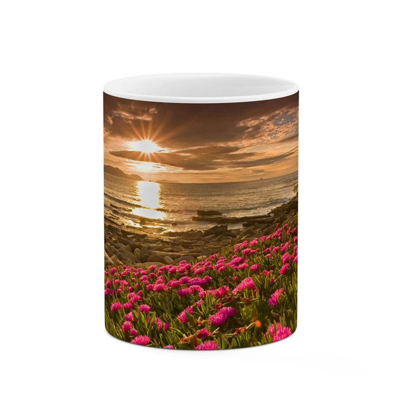 ماگ کاکتی طرح گل کد mgp11343