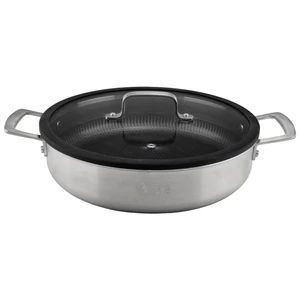 تابه دو دسته استیل ام جی اس مدل کف لیزری ps3131 سایز 28