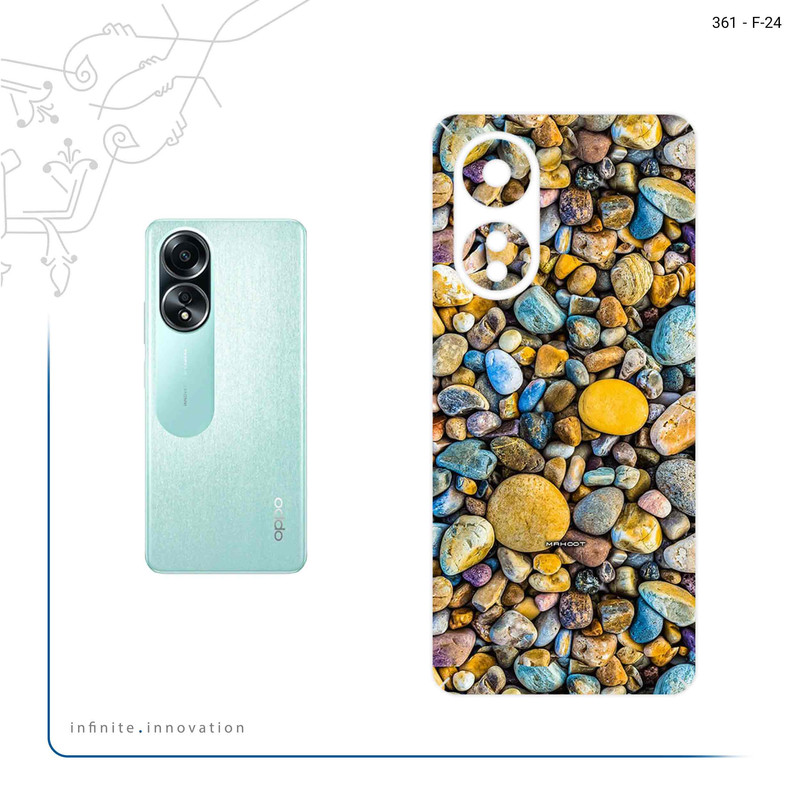 برچسب پوششی ماهوت مدل River rocks مناسب برای گوشی موبایل اپو A58 4G