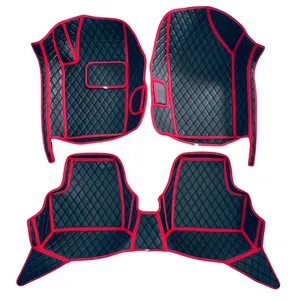 کفپوش 5 بعدی خودرو مدل Ts چرم گلدوزی مناسب برای پژو 206