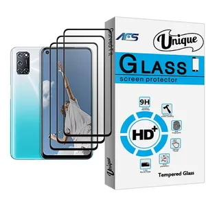 AFS Unique Glass MIX003 Screen Protector For Oppo A52 Pack Of 3