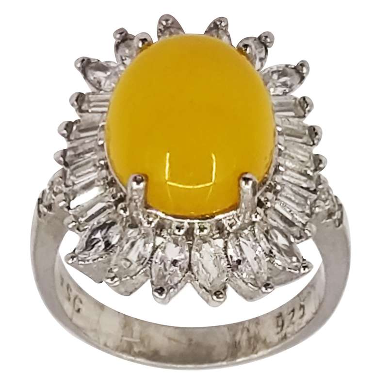 انگشتر نقره زنانه سلین کالا مدل شرف الشمس ce-As105