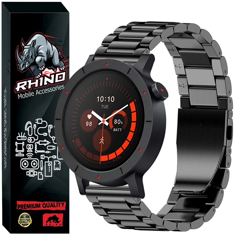 بند راینو مدل 3Bead مناسب برای ساعت هوشمند ناتینگ CMF Watch 3 Pro / CMF Watch Pro 3 22MM