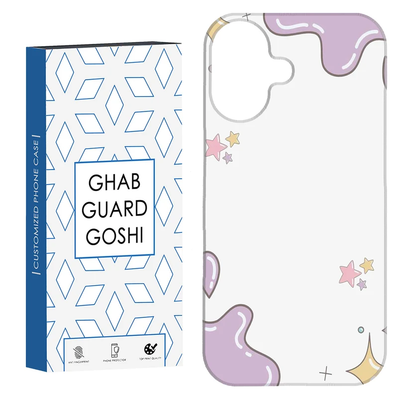 کاور قاب گارد گوشی طرح ستاره کد Dimo-871 مناسب برای گوشی اپل Iphone 16     