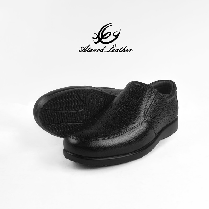 کفش روزمره مردانه چرم عطارد مدل چرم طبیعی کد SH54