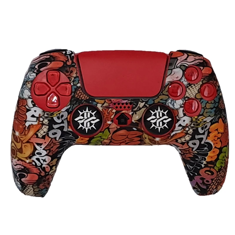 محافظ دسته پلی استیشن 5 طرح پترن مدل PS50022 به همراه روکش آنالوگ