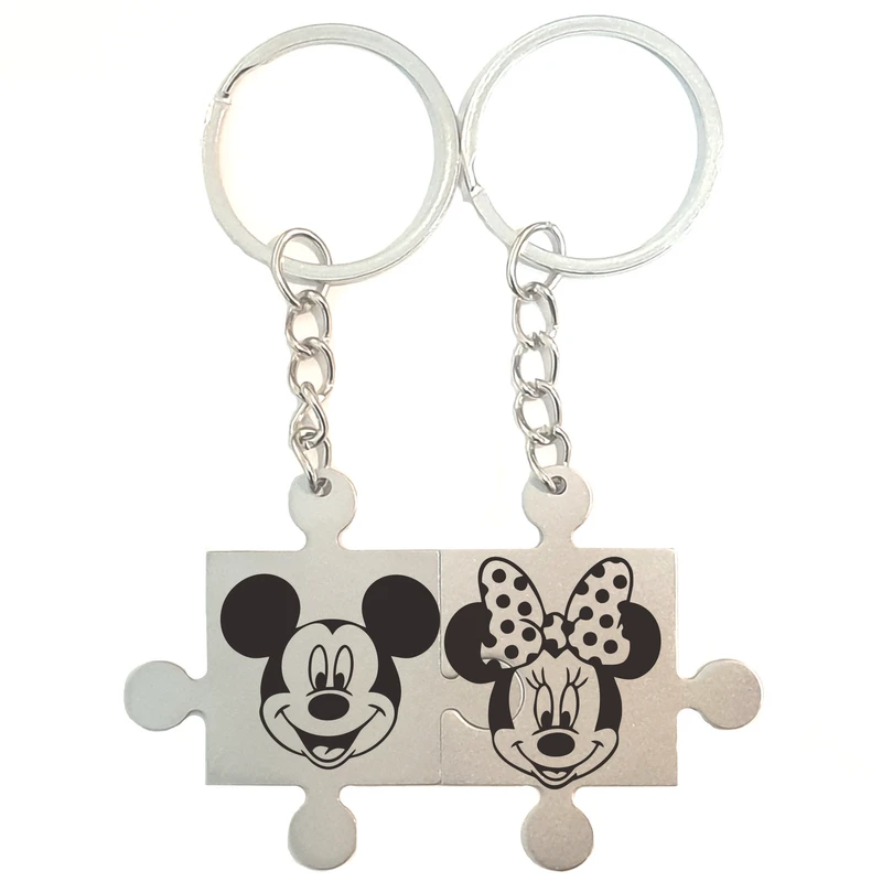 جاکلیدی مدل پازل طرح میکی ماوس و مینی ماوس مجموعه 2 عددی