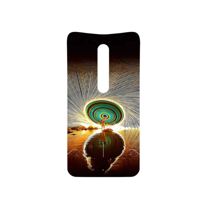 برچسب پوششی ماهوت مدل Night Light Fountain مناسب برای گوشی موبایل موتورولا Moto X Style