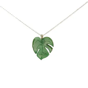 گردنبند نقره زنانه مدل  leaf