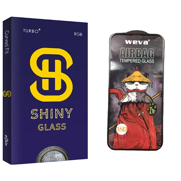 محافظ صفحه نمایش شیشه ای آتوچبو مدل Shiny Pro_Airbag مناسب برای گوشی موبایل اپل iPhone 12 Pro Max