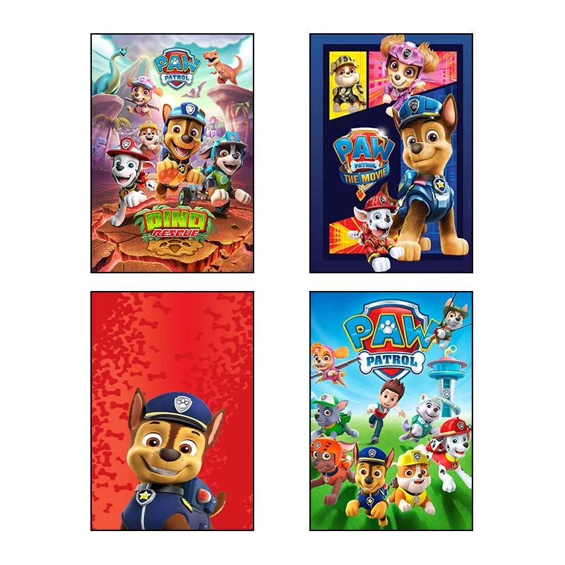 تابلو شاسي کارنيکا طرح سگ های نگهبان paw patrol کد 56403 مجموعه 4 عددی