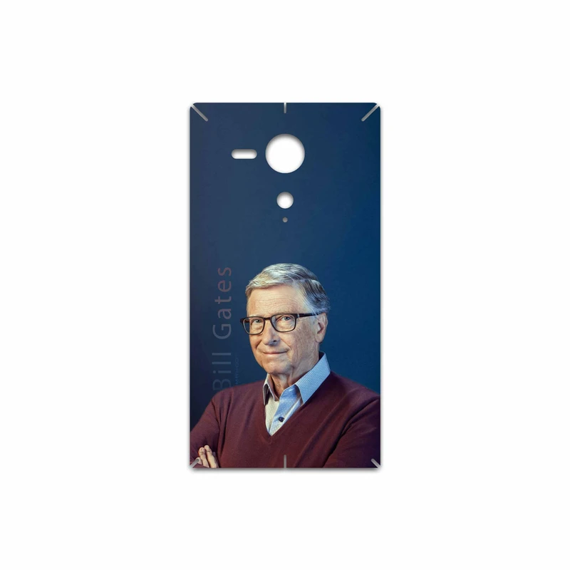 برچسب پوششی ماهوت مدل Bill Gates مناسب برای گوشی موبایل سونی Xperia SP