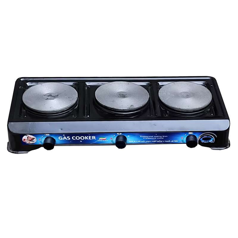 اجاق گاز رومیزی رینوزیت استار مدل RU3-E اجاق گاز رومیزی رینوزیت استار مدل RU3-E