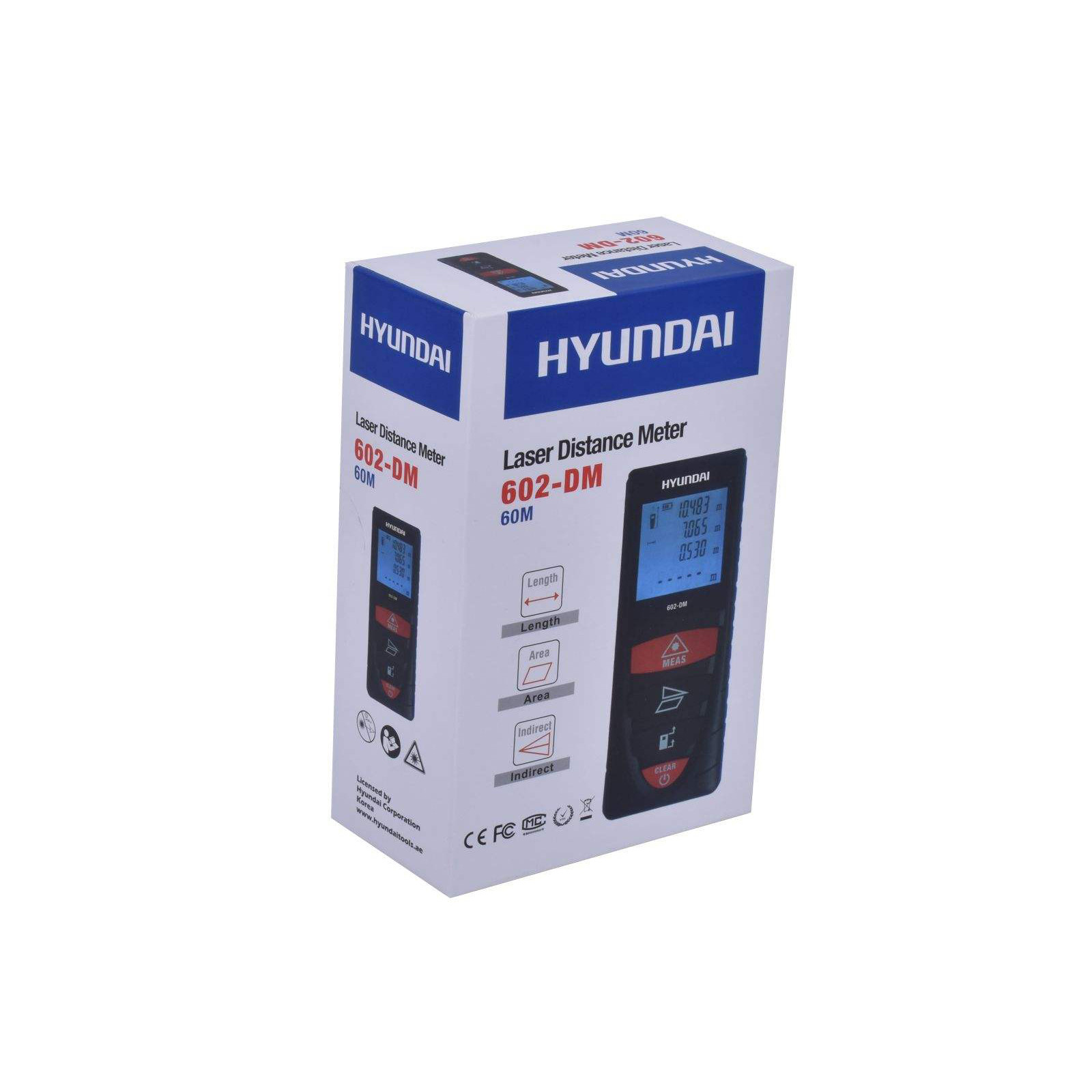 متر لیزری هیوندای مدل 602DM-E متر لیزری هیوندای مدل 602DM-E