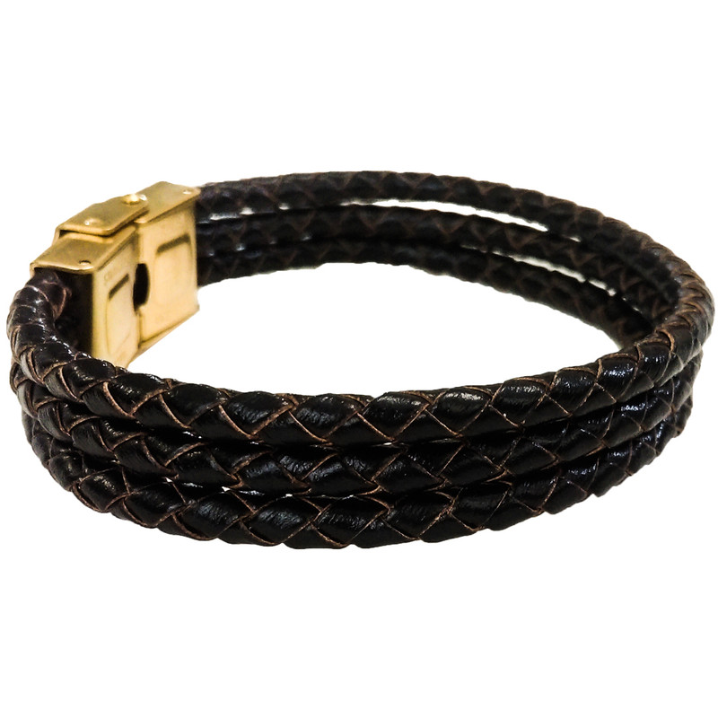 دستبند چرم وارک مدل دایان کد rb322