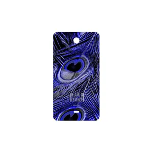 MAHOOT Purple Feather Cover Sticker for Microsoft Lumia 430