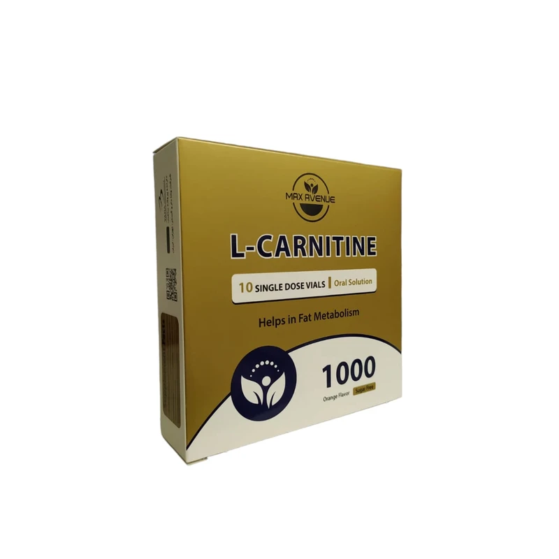 ویال خوراکی ال کارنیتین مکس اونیو - 1000 میلی گرم بسته 10 عددی