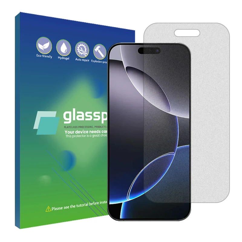 محافظ صفحه نمایش مات گلس پرو مدل Resistant مناسب برای گوشی موبایل اپل iPhone 16 Pro Max