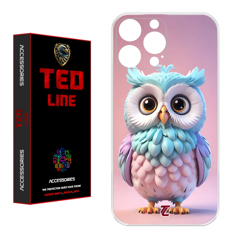 کاور تدلاین طرح جغد کد 1194 مناسب برای گوشی موبایل اپل Iphone 13 Pro