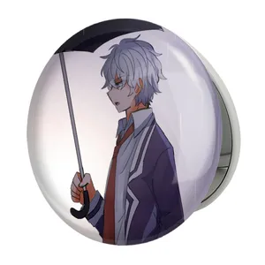 آینه جیبی خندالو طرح کیویا انیمه نانای بی استعداد مدل تاشو کد 23755 