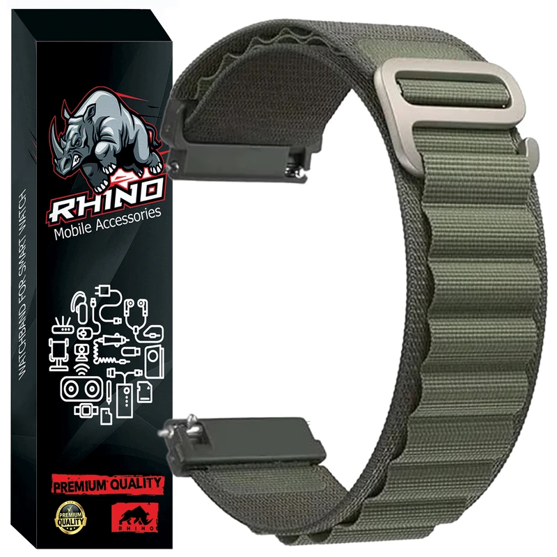 بند راینو مدل Alpine مناسب برای ساعت هوشمند شیائومی Watch 2 / Watch 2 Pro / Watch S2 / Watch S3