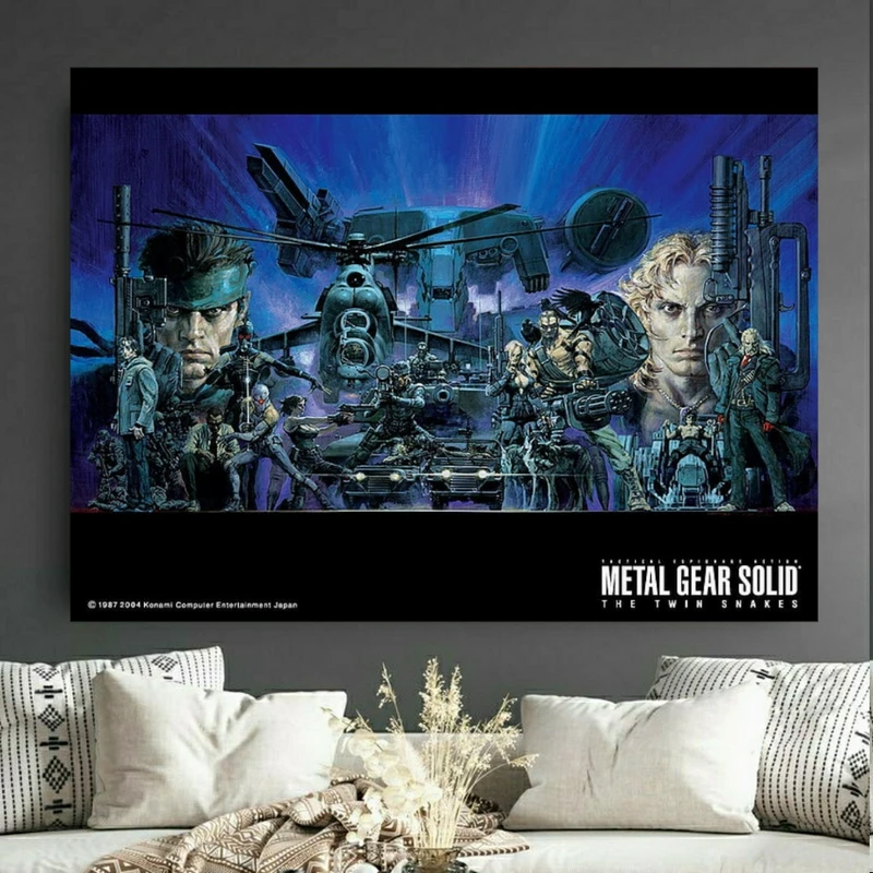 تابلو بوم طرح مخمل گیم مدل METAL GEAR SOLID کد PD1311048