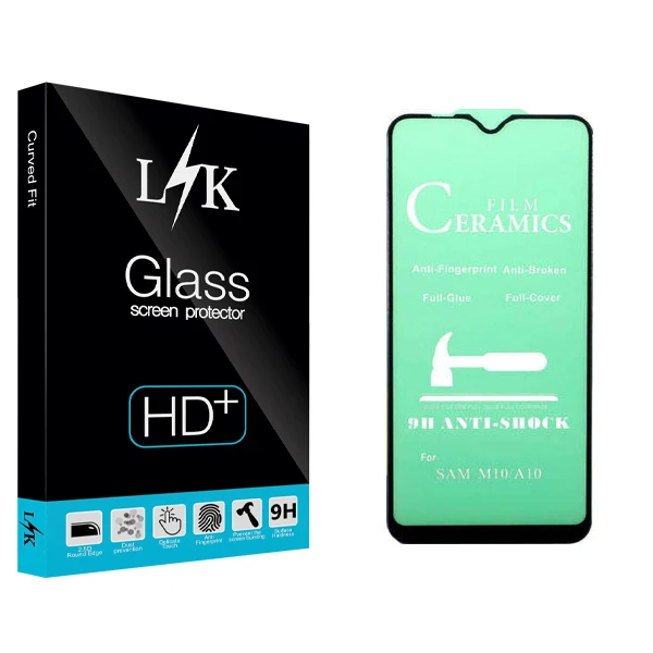محافظ صفحه نمایش سرامیکی ال کی مدل +LITE مناسب برای گوشی موبایل سامسونگ Galaxy A10