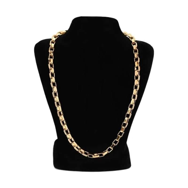 گردنبند طلا 18 عیار مردانه طلای کامک مدل مستطیلی گردنبند طلا 18 عیار مردانه طلای کامک مدل مستطیلی