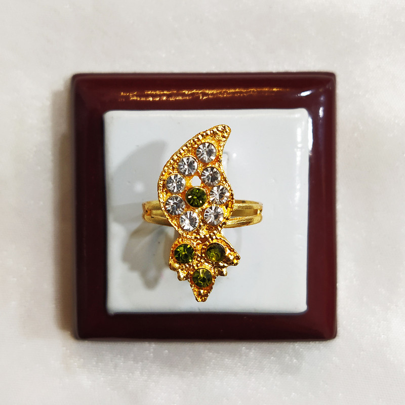 انگشتر زنانه سلین کالا مدل زمرد ce-As2