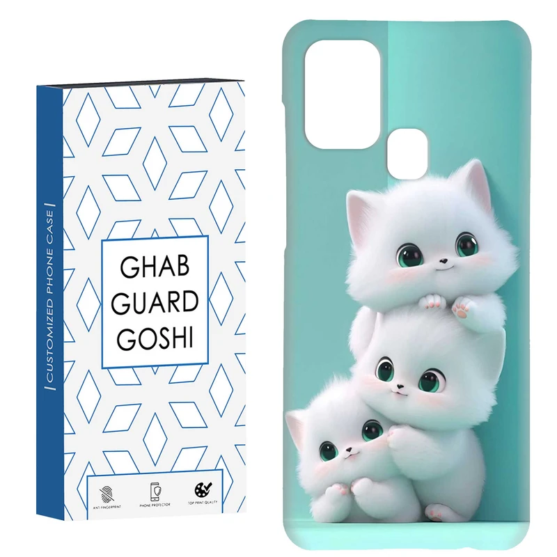 کاور قاب گارد گوشی طرح پیشی کد Dimo-359 مناسب برای گوشی موبایل سامسونگ Galaxy A21s