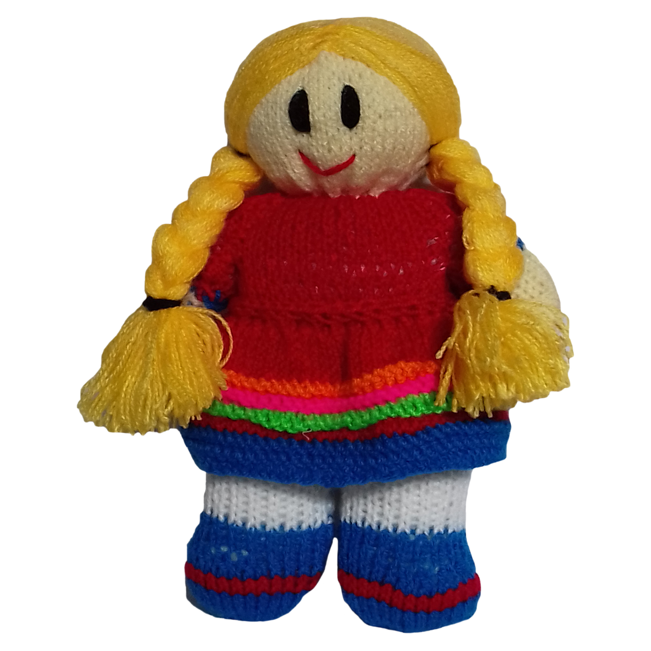 عروسک بافتنی  کد 702