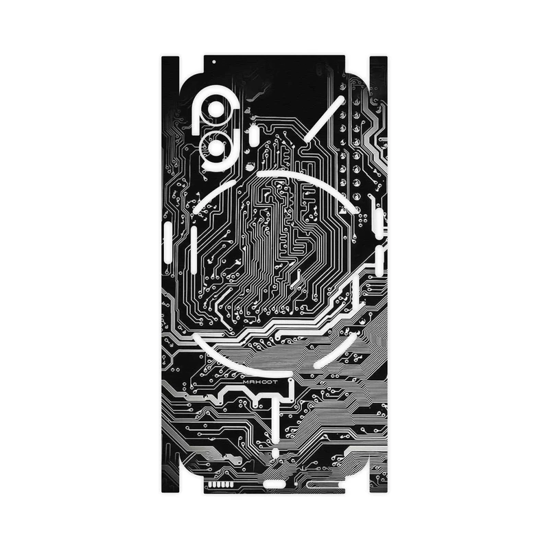 برچسب پوششی ماهوت مدل Black_Printed_Circuit_Board-FullSkin مناسب برای گوشی موبایل ناتینگ Phone 2