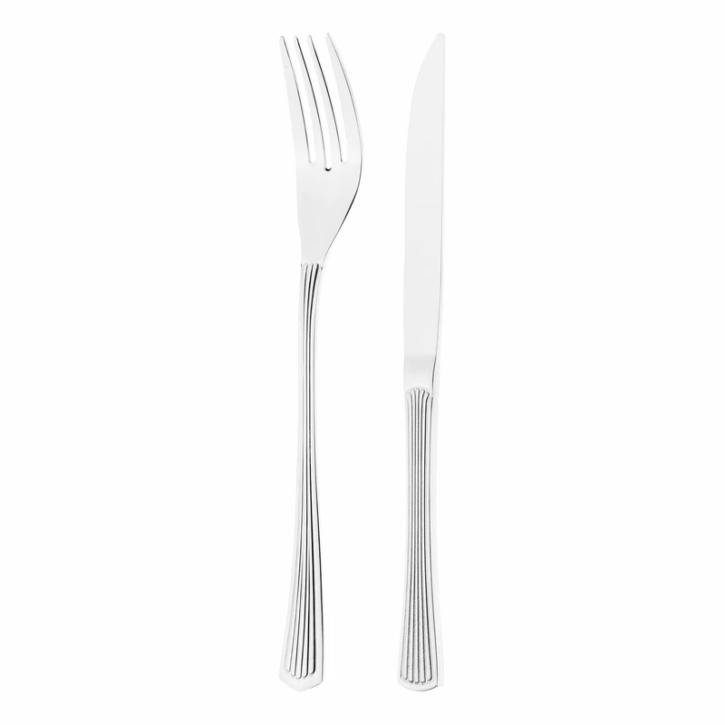 سرویس کارد و چنگال 12 پارچه 6 نفره سانلی مدل پولاریس سیلور 2863S