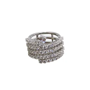 انگشتر نقره زنانه مدل آترین