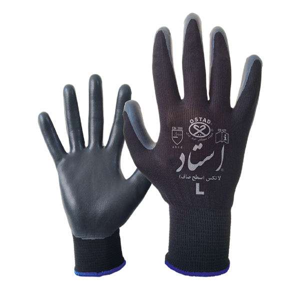 دستکش ایمنی استاد مدل L  مجموعه 8 عددی