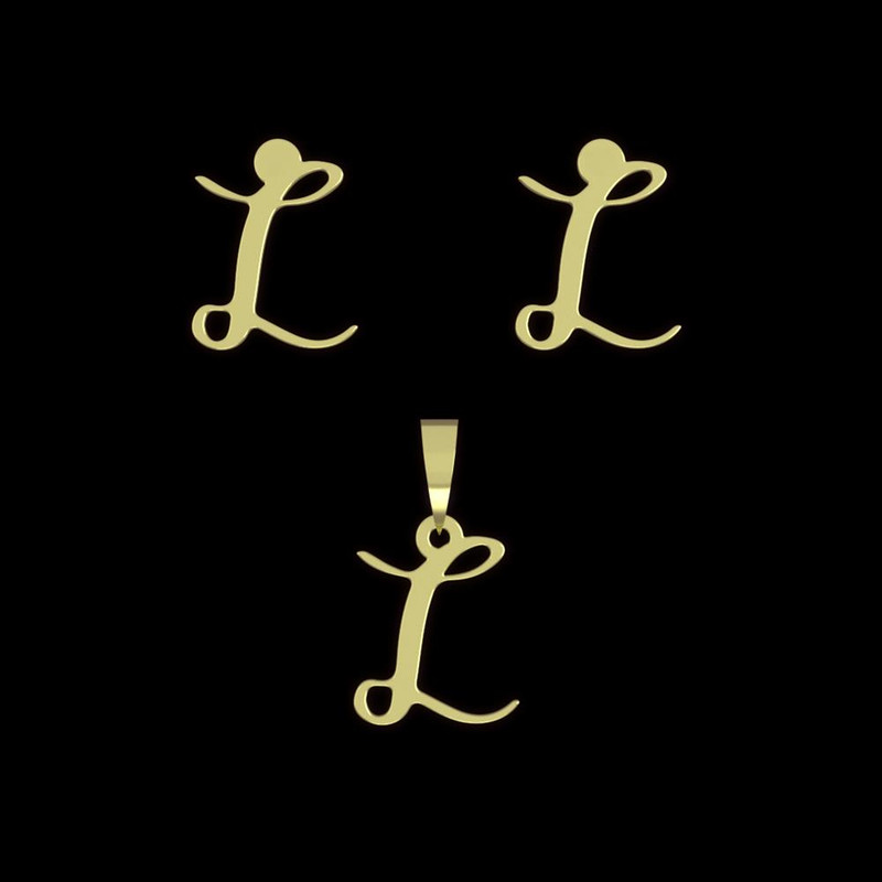 نیم ست طلا 18 عیار زنانه مدوپد مدل بیضی تو خالی کد NA11155