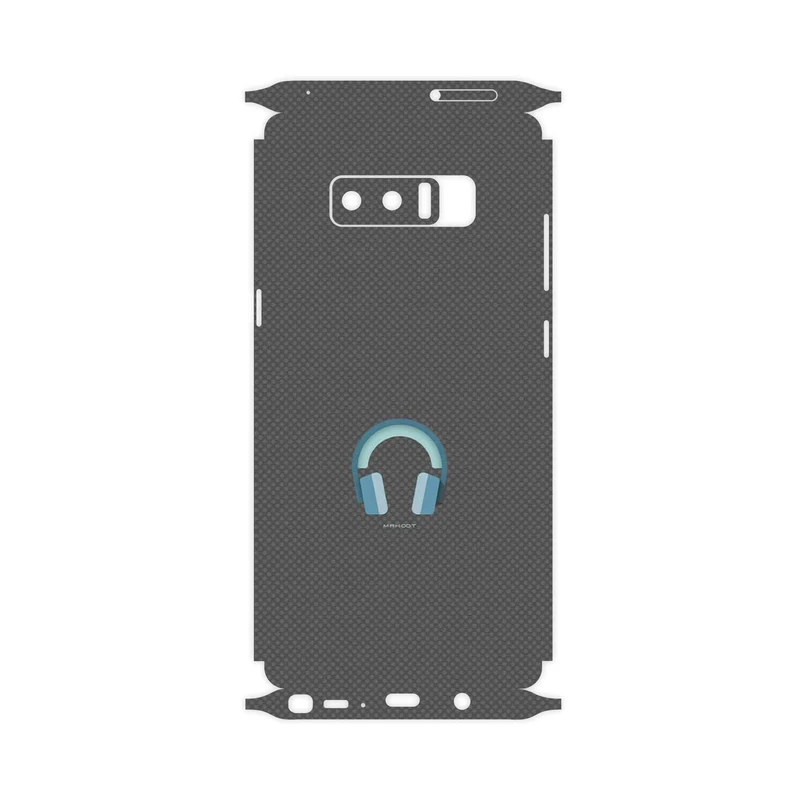 برچسب پوششی ماهوت مدل Minimal Headphone Icon-FullSkin مناسب برای گوشی موبایل سامسونگ Galaxy Note 8