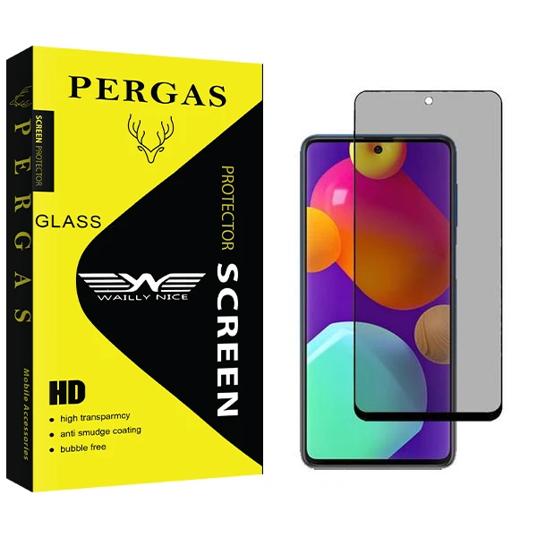 محافظ صفحه نمایش حریم شخصی وایلی نایس مدل Pergas مناسب برای گوشی موبایل سامسونگ Galaxy M62