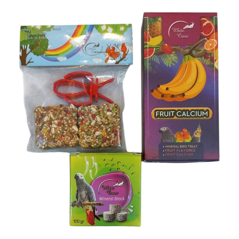 بلوک کلسیم و تشویقی کلاغ سفید مدل میوه ای مجموعه 3 عددی بلوک کلسیم و تشویقی کلاغ سفید مدل میوه ای مجموعه 3 عددی